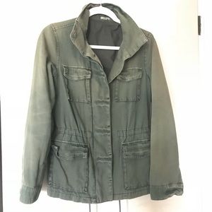 Ecote Military jacket with drawstring waist
